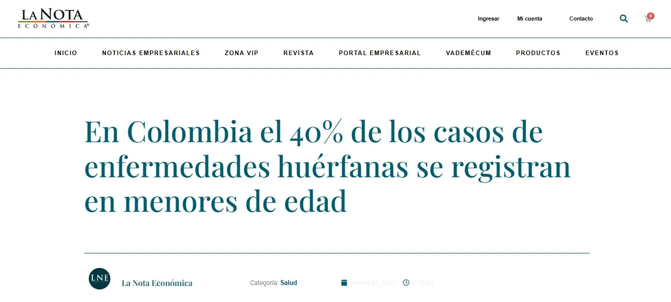 noticias Enfermedades Huérfanas
